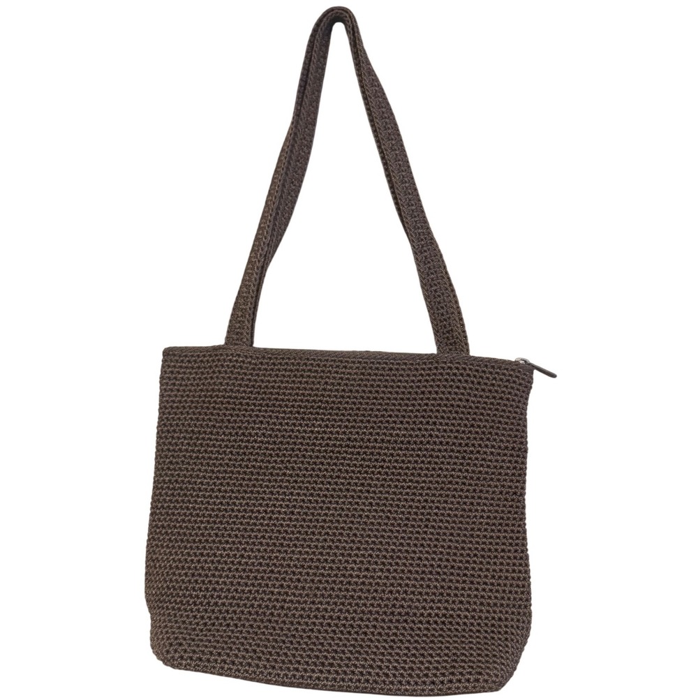 The SAK Crocheted Artisanal Hand Made Brown Mushroom Bag